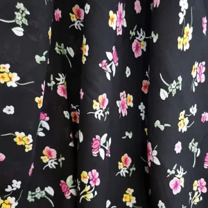 پارچه لباس مدل کودری نخی طرح گلباران کد 30BLA