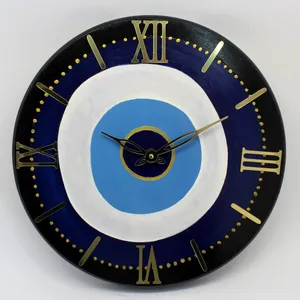 ساعت دیواری مدل چشم نظر کد 140001