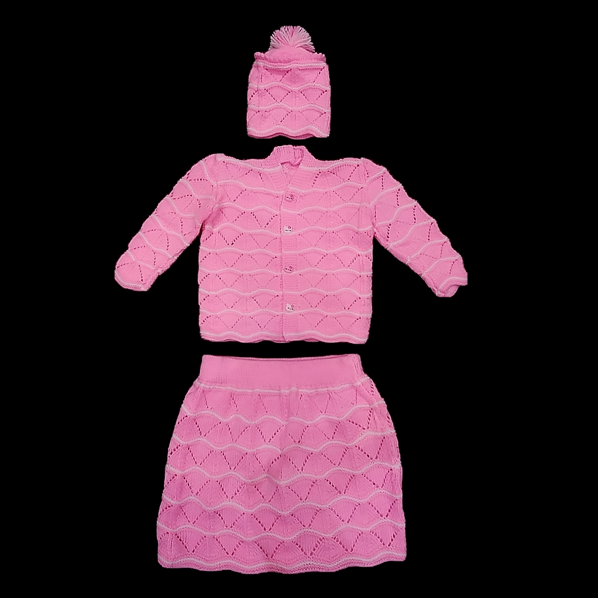 ست 3 تکه لباس نوزادی مدل یاس ۳