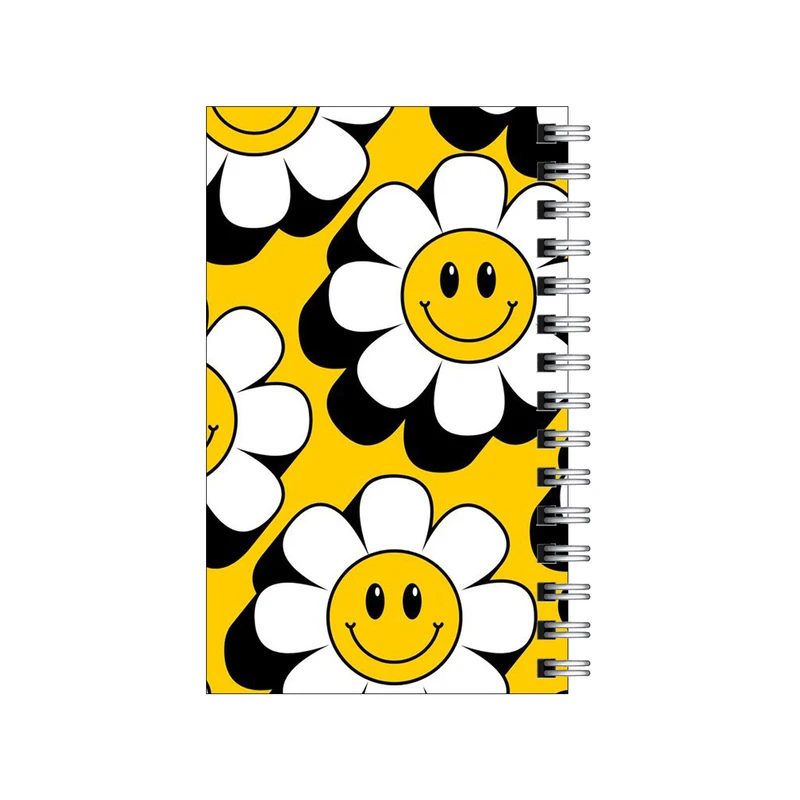 دفترچه یادداشت مدل to do list طرح گل های خندان زرد کد 6025064