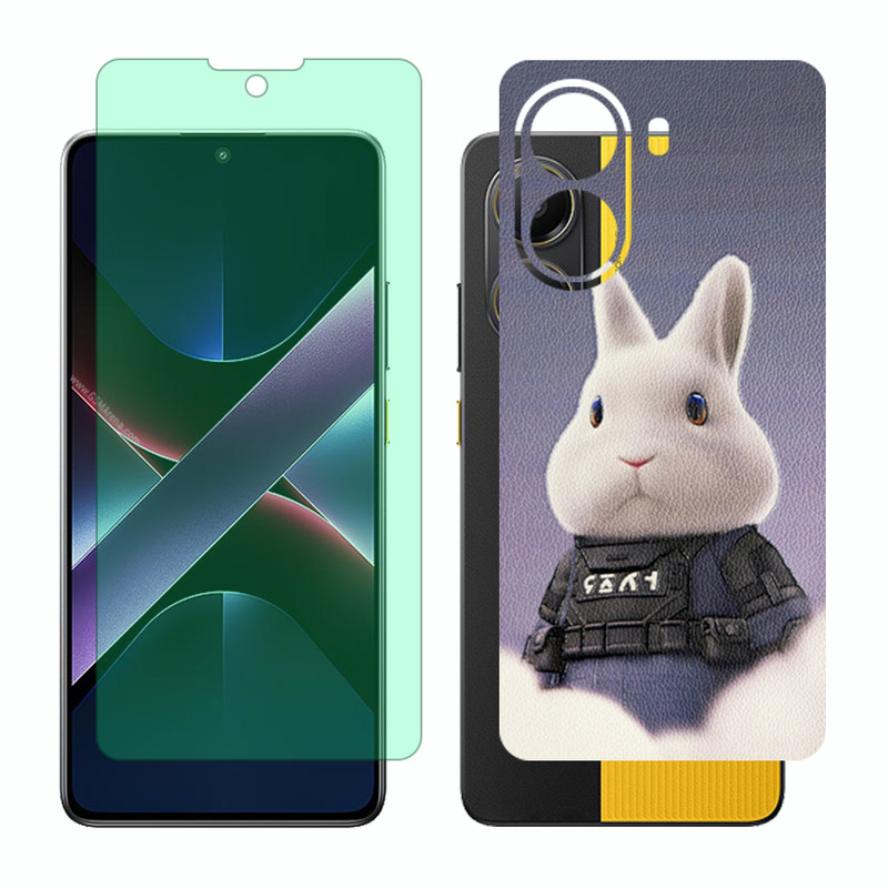 محافظ صفحه نمایش گرین لایت گلس مدل Together مناسب برای گوشی موبایل شیائومی Poco X7 Pro به همراه برچسب پوششی