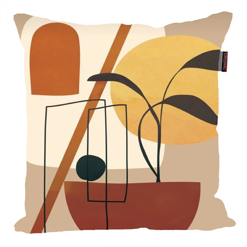 کوسن ناریکو طرح گل و گیاه مدل انتزاعی کد 03868