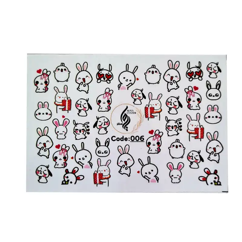 برچسب لنز ناخن مدل 006