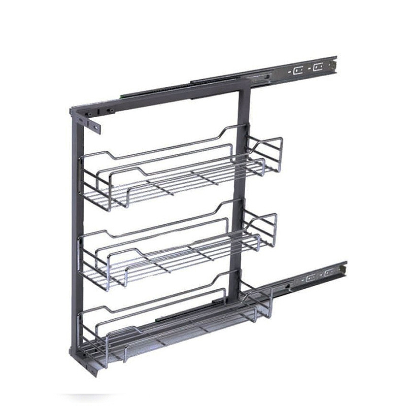 سبد سوپری کابینت  مدل ریل بغل 3طبقه unit15