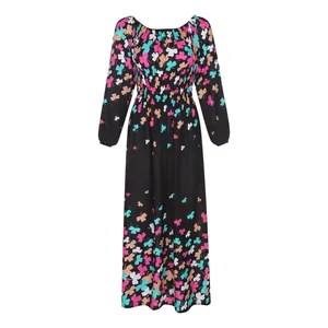 پیراهن ساحلی یقه خشتی زنانه مدل گیش کد B