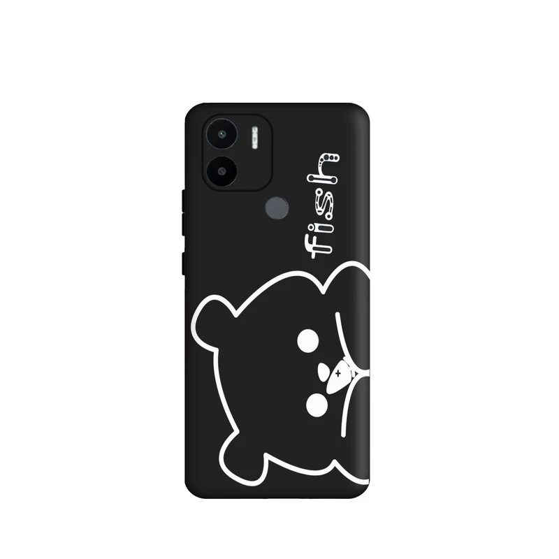 کاور قاب گارد طرح خرس بیر مینیمال کد f7085 مناسب برای گوشی موبایل شیائومی Redmi A1 Plus / Redmi A2 Plus