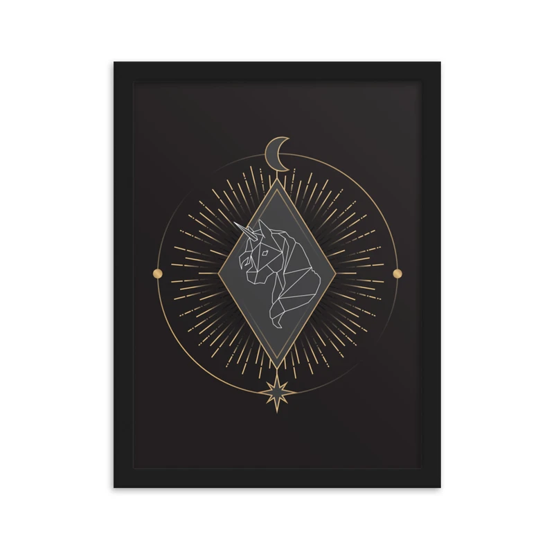   تابلو دکوراتیو مدل اشکال ژئومتریک فضایی کد 2682