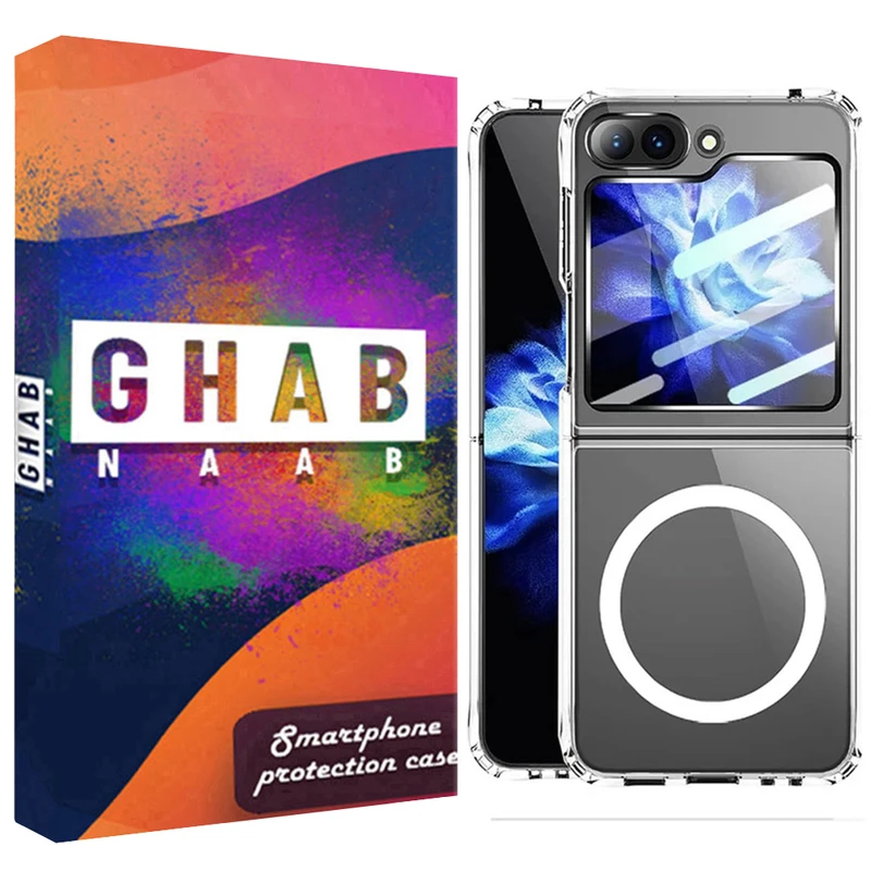 کاور قاب ناب مدل Clear Magsafe Magnetic مناسب برای گوشی موبایل سامسونگ Galaxy Z Flip 6
