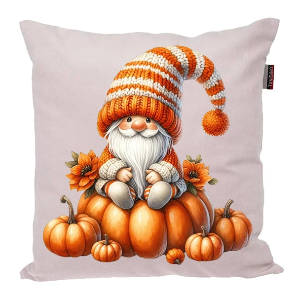 کوسن پاد آفرین مدل پاییز طرح عروسکی کدوتنبل کد PK40136