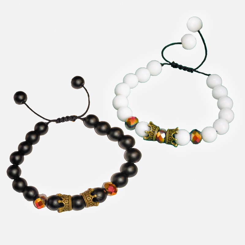 دستبند زنانه طرح تاج کد on-2