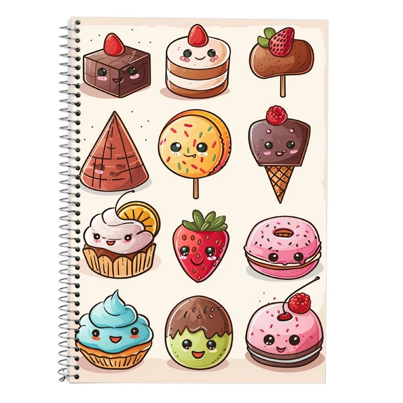 دفتر لغت 50 برگ مدوپد طرح سگ و گربه کد DF17338