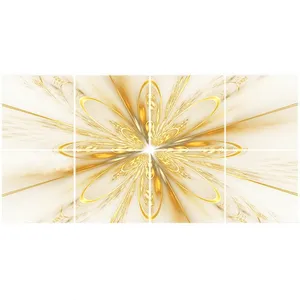 تایل سقفی طرح گل کد ST 6162-8 سایز 60x60 سانتی متر مجموعه 8عددی