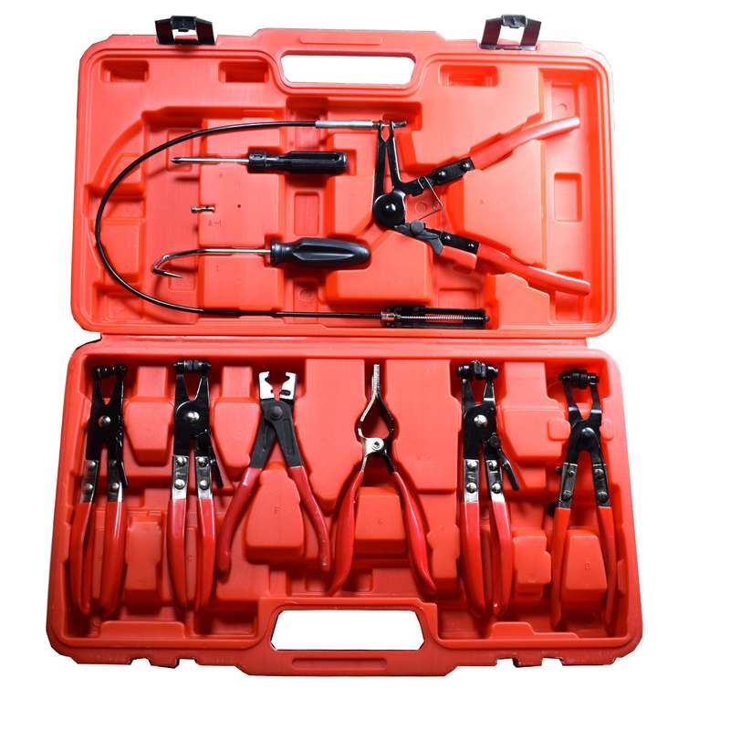 مجموعه 9 عددی انبر بست شلنگ ال کا تولز مدل A4013 مجموعه 9 عددی انبر بست شلنگ ال کا تولز مدل A4013