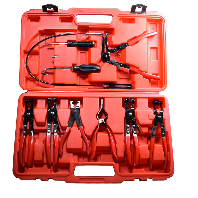 مجموعه 9 عددی انبر بست شلنگ ال کا تولز مدل A4013 مجموعه 9 عددی انبر بست شلنگ ال کا تولز مدل A4013