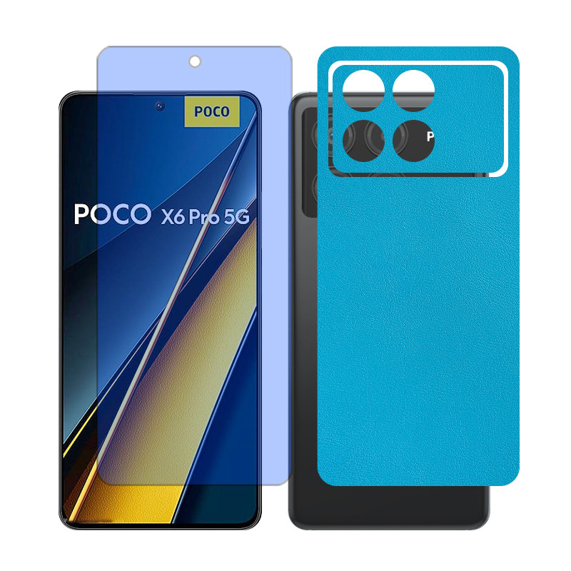 محافظ صفحه نمایش مات آنتی بلو گلس مدل Together مناسب برای گوشی موبایل شیائومی Poco X6 Pro به همراه برچسب پوششی