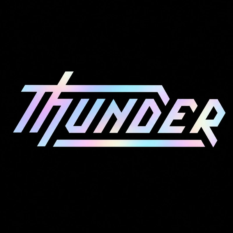 برچسب بدنه خودرو سولگی طرح Thunder هولوگرامی کد M238