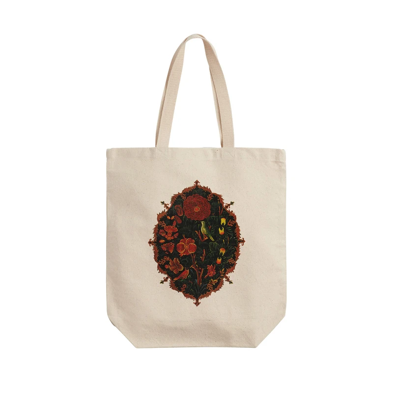 ساک خرید ترمه طراحان ایده مدل گل و مرغ کد cfp1380 - L