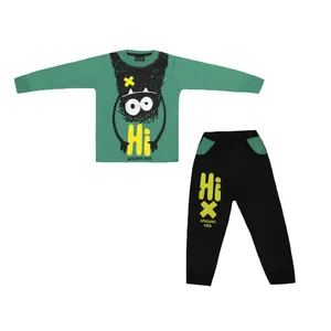 ست تیشرت و شلوار پسرانه مدل 557