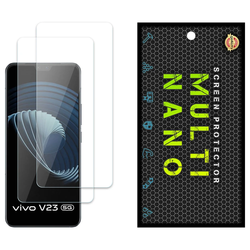 محافظ صفحه نمایش مولتی نانو مدل X-S2N مناسب برای گوشی موبایل ویوو V23 بسته دو عددی