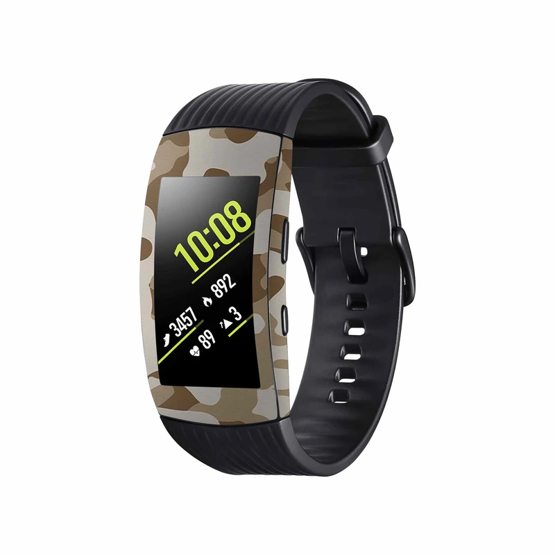 برچسب ماهوت طرح Army-Desert مناسب برای ساعت هوشمند سامسونگ Galaxy Gear Fit 2 Pro