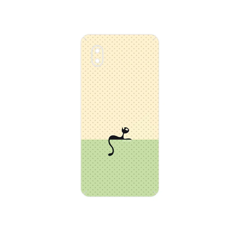 برچسب پوششی ماهوت مدل Minimal Internet Cat Icon مناسب برای گوشی موبایل سامسونگ Galaxy A01 Core
