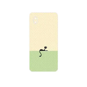MAHOOT Minimal Internet Cat Icon Cover Sticker for Samsung Galaxy A01 Core