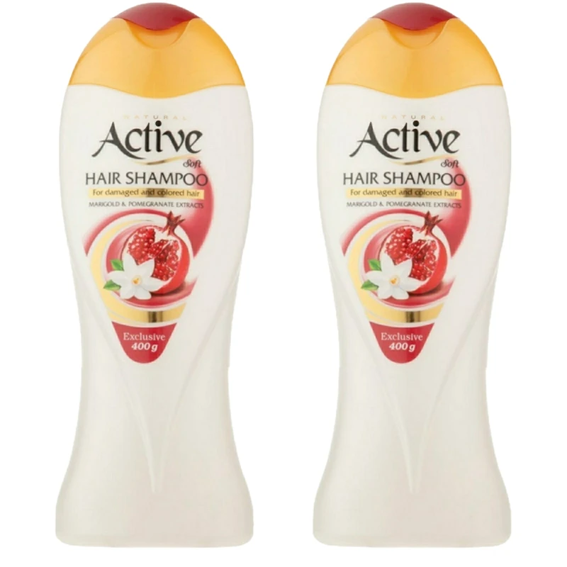 شامپو مو اکتیو مدل Pmegranate حجم 400 میلی لیتر