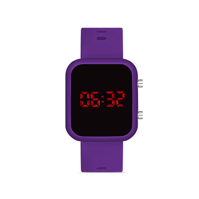 ساعت مچی دیجیتال زنانه مدل jelly-Purple – خرید ساعت مچی