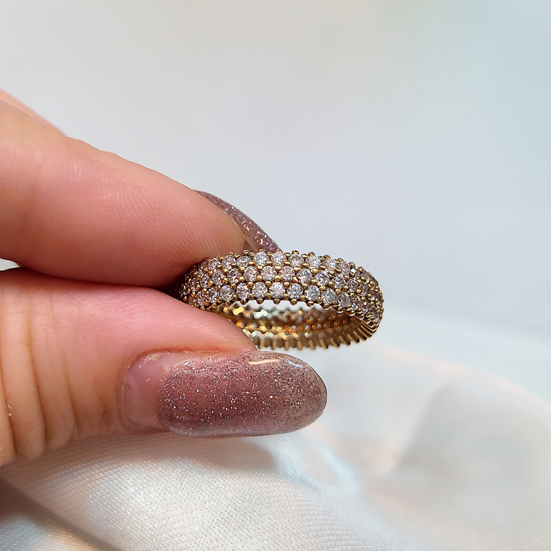 انگشتر نقره زنانه مدل پرنسس کد NG1586