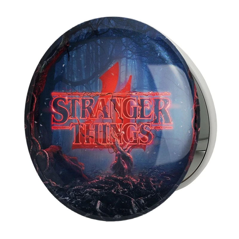 آینه جیبی خندالو طرح سریال استرنجر تینگز Stranger Things مدل تاشو کد 19305 