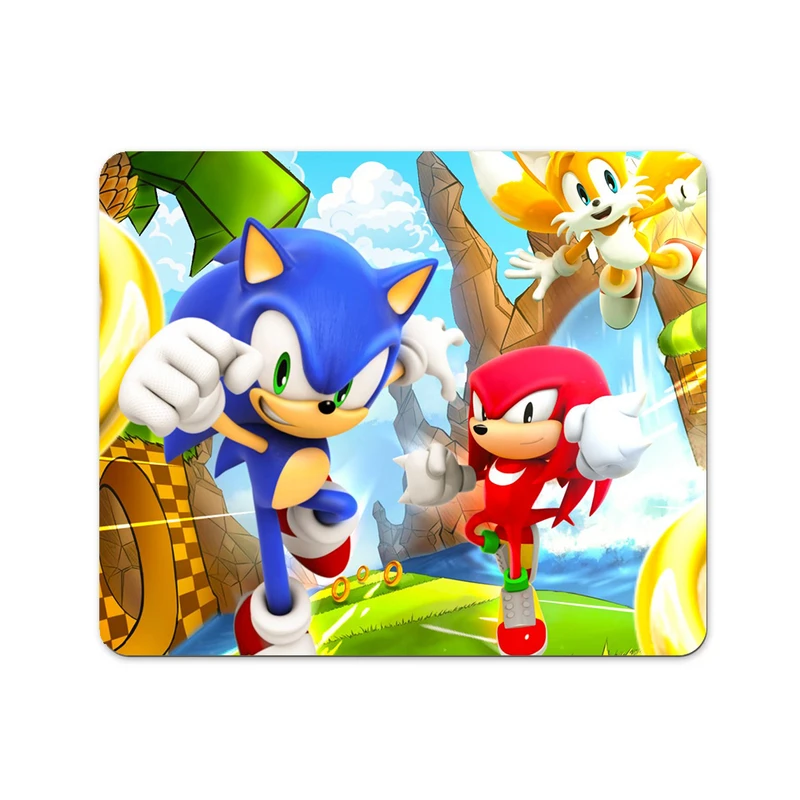 ماوس پد پاد آفرین طرح سونیک کد 816 سایز 19*24 سانتی متر