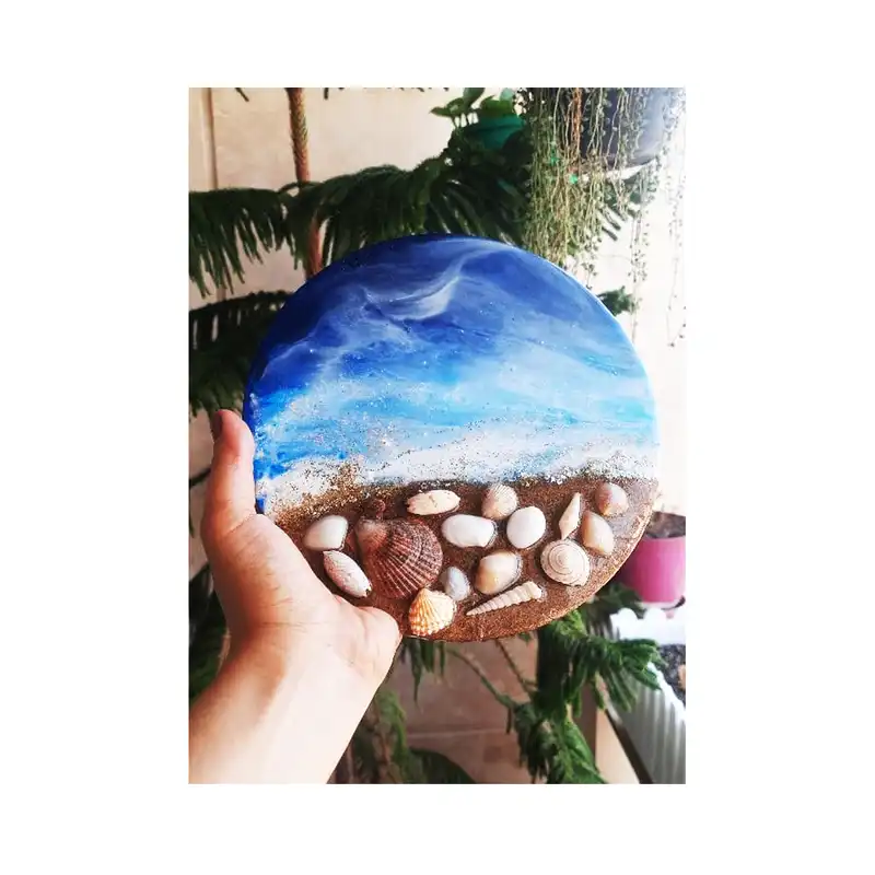 تابلو طرح دریا و صدف کد T-203