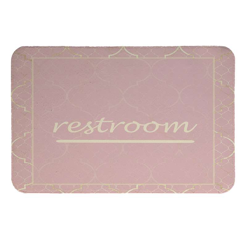   پادری  طرح Restroom کد 8689 سایز 50 × 70 سانتی متر