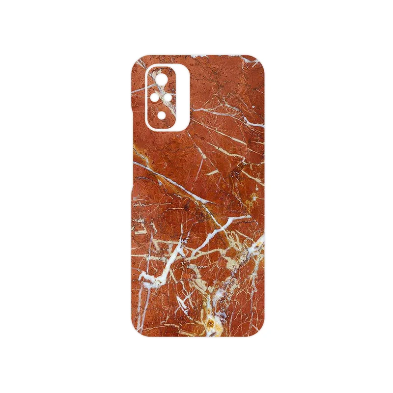 برچسب پوششی ماهوت مدل Red Marble مناسب برای گوشی موبایل شیائومی Redmi Note 10