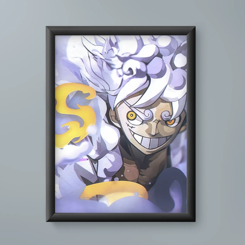 تابلو مدل انیمه لوفی وان پیس luffy one piece anime 05