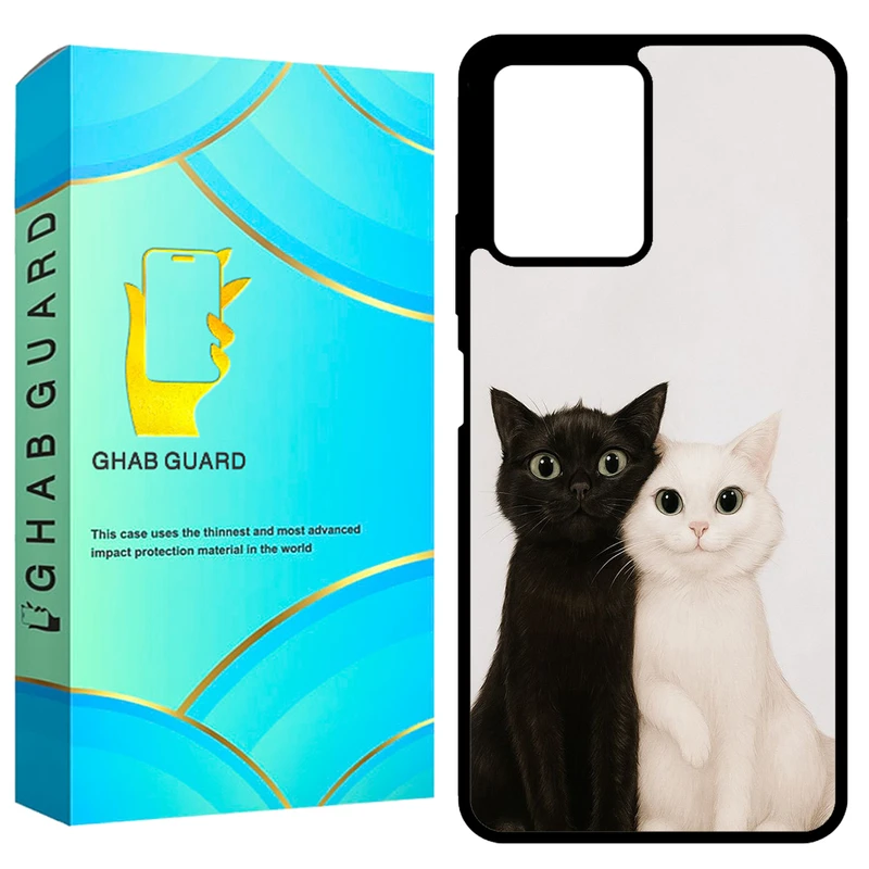 کاور قاب گارد طرح گربه مدل GCHPRN12PP مناسب برای گوشی موبایل شیائومی Redmi Note 12 Pro Plus