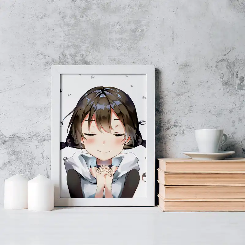 تابلو خندالو مدل هینا انیمه تغییر آب و هوا با تو کد 17606