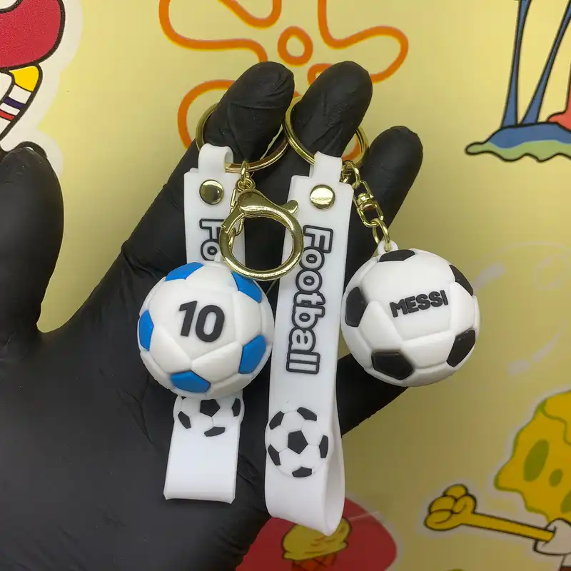 جاکلیدی مدل سیلیکونی طرح توپ لیونل مسی