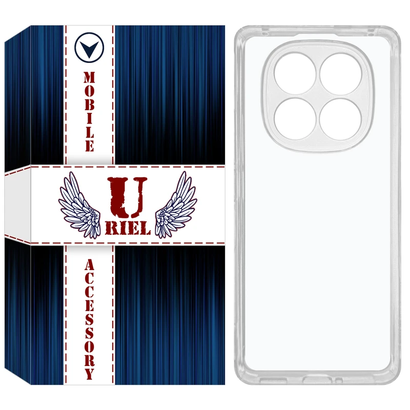 کاور یوریل مدل Clear مناسب برای گوشی موبایل شیائومی Redmi Note 14 Pro 4G / Poco X7