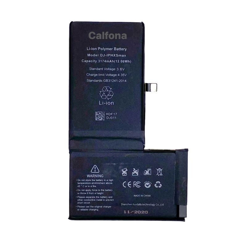 باتری موبایل کالفونا مدل Cal-IPHXSMAX ظرفیت 3174 میلی آمپر ساعت مناسب برای گوشی موبایل اپل iphone XS MAX