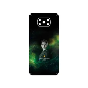 MAHOOT Scarlett Johansson Cover Sticker for Xiaomi Poco X3 NFC