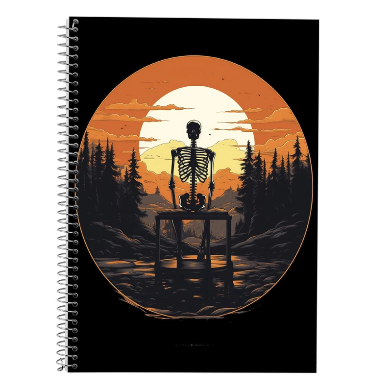 دفتر زبان 50 برگ مدوپد مدل سه خط طرح ChainSaw Man کد DF10933