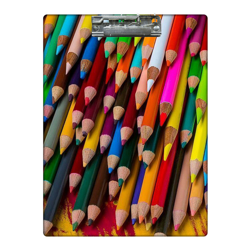 تخته شاسی طرح پترن مداد رنگی کد 0951837 سایز A4