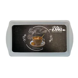 سینی بیتا طرح فنجان قهوه کد R01