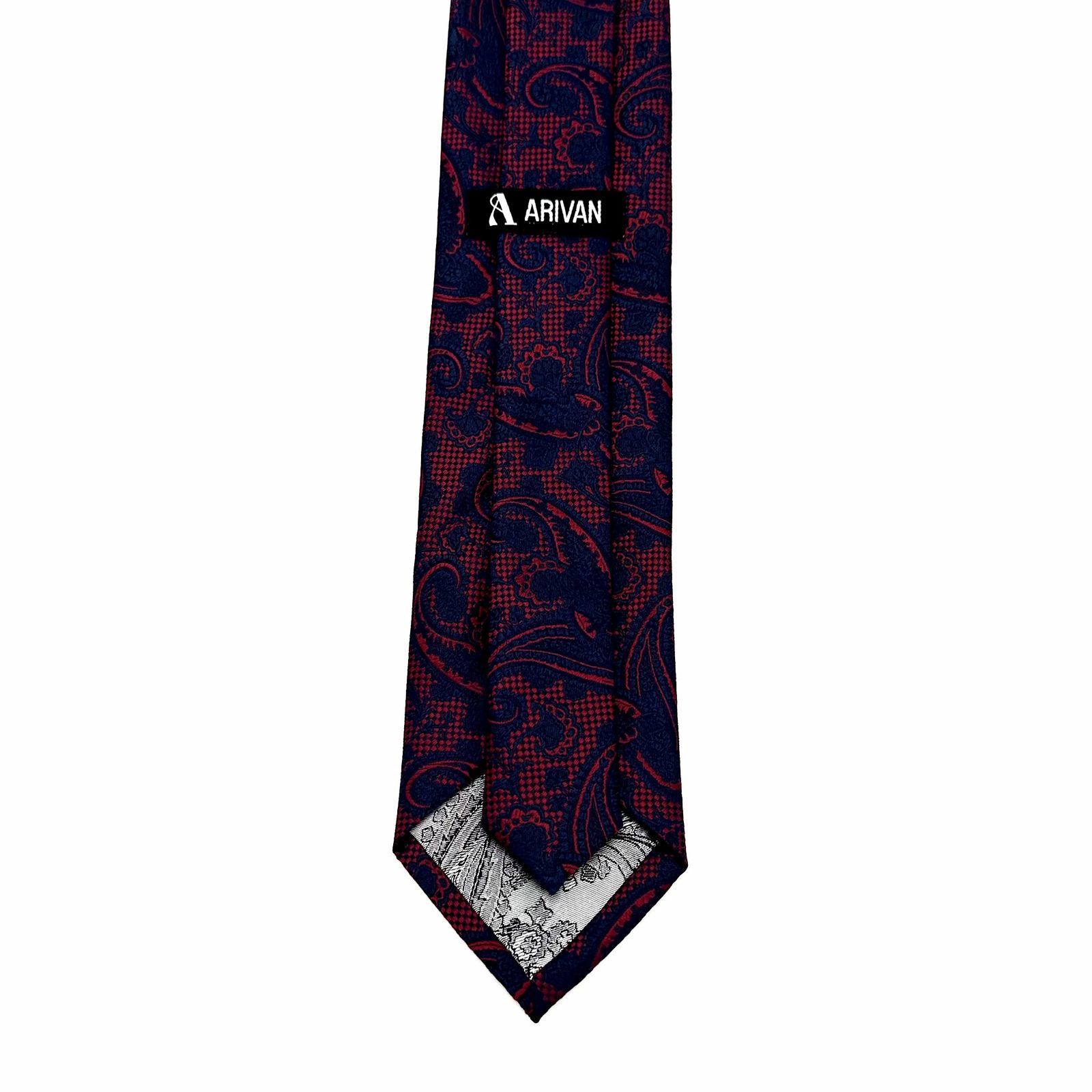 ست کراوات و دستمال جیب مردانه آریوان مدل بته جقه کد TB9902 - - 3