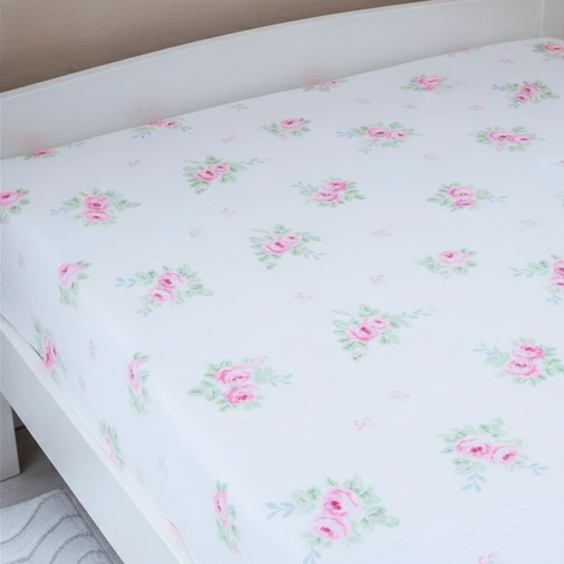 ملحفه نخ پنبه انگلیش هوم مدل Romano دو نفره سایز 260x240 سانتی‌متر