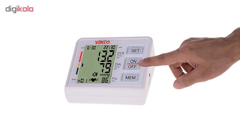 فشارسنج دیجیتال بازویی وکتو مدل PG-800B15S به همراه ترمومتر دیجیتال