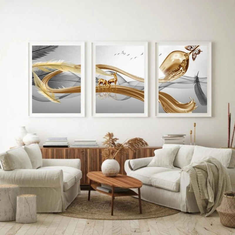  تابلو مدل دکوراتیو کد 1088 مجموعه 3 عددی