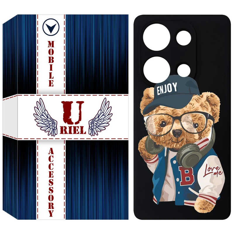 کاور یوریل مدل KSH کد 35 طرح تدی مناسب برای گوشی موبایل شیائومی Redmi Note 14S