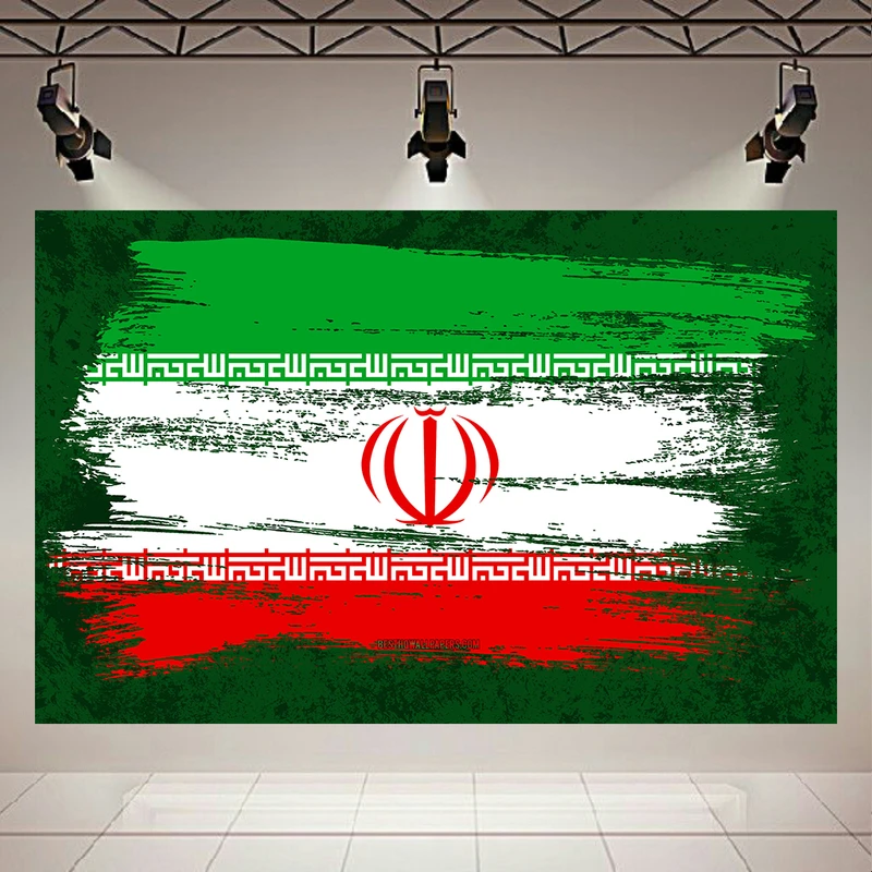تابلو بوم طرح پرچم ایران کد AR2143